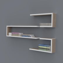 Kenzlife kitaplık nevres 060*100*20 crd duvar rafı