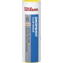 Wilson Badminton Topu Dropshot 6'lı Sarı  Wrt6046ye