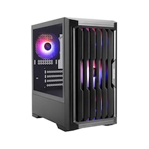 1st Player Bullet Hunter H2 400w 4x12cm Raınbow Fan Temperli Cam Usb 3.0 M-atx Kasa