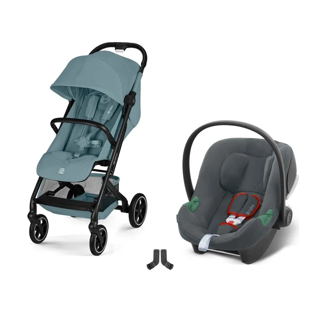 Cybex Beezy Travel Sistem Stormy Blue & Aton Steel Grey