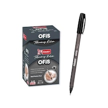 Mikro Tükenmez Kalem Ofis Tipi M-40 Siyah Siyah