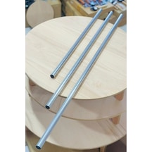 Alüminyum Paslanmaz Metal Masterchef Pratik 100cm 1 Adet Hamur, Yufka Açıcı Oklava