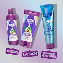Aussie Sos Blonde & Hydrate Açık Renk Boyalı, Röfleli Ve Gri Saçlar İçin Saç Kremi 350ml