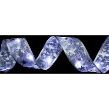 1 M 10 Leds-düğme Pil Led Noel Ağacı Işık Gümüş Beyaz Işık