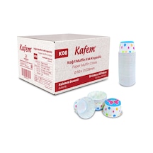 Kafem Kelebekli Muffin Kek Kapsülü 50li X 30 Paket Koli - K06 Kelebek