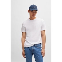 Hugo Boss Erkek T-shırt 50508243-100 50508243-100 Beyaz Beyaz