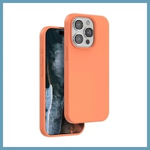 Bezos Venco İphone 14 Pro Max Uyumlu Home Magsafe Kapak - Turuncu Mbt06
