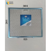 304x264 Mm Aspiratör & Davlumbaz Tel Yağ Filtresi Model: 00431771 30,4x26,4 Cm