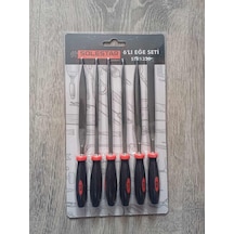 Solestar 6'lı Üçgen Yuvarlak Kare Düz Yassı 18 Cm Eğe Seti