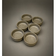 6'lı Adelfa Ripple Stackable Bowl 6 Cm 35cc Sosluk-reçel-kahvaltı Çok renkli
