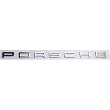 Porsche Uyumlu Yazı Porsche 2.1 30.5 Cm Gri