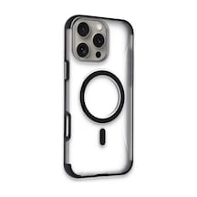 Apple Uyumlu iPhone 16 Pro Max Hilton Magsafe Kapak Siyah