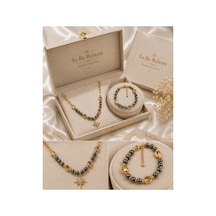 Özel Tasarım Gold Kadın Aksesuar Set Model 6 Model 6