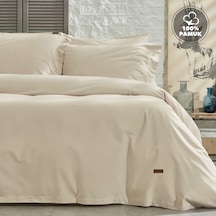Yataş Bedding Plain Battal Boy Ranforce Nevresim Takımı - Bej