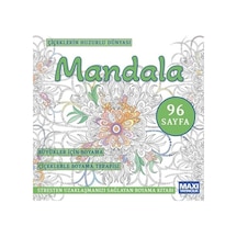 Çiçeklerin Huzurlu Dünyası Mandala