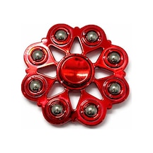 Metal Stres Çarkı Kırmızı Fidget Spinner Dikkat Artırıcı & Rahatlatıcı Oyuncak