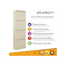 Alv-104 Alveon Metal Ayakkabılık Krem