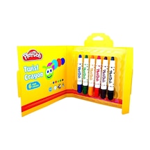 Play-Doh 6 Renk 10Mm Twist Crayon Karton Kutu Mum Boya