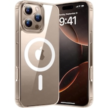 İphone 16 Pro Uyumlu Kamera Korumalı Magsafe Wireless Şarj Özellikli Şeffaf Kılıf Şeffaf, İphone 16 Pro Diğer