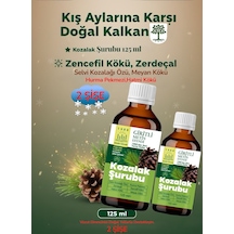 2 X 125 Ml Bergama Kozak Vakfı Kozalak Şurubu Giritli Metin Efendi