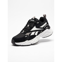 Reebok Charge Run Kalın Taban Fileli Sneaker Erkek Spor Günlük Ayakkabı Siyah-gri
