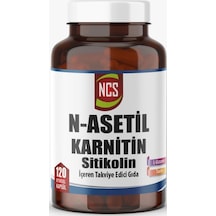Ncs N-Asetil Karnitin L-Glutamin Taurin Ve Sitikolin 120 Bitkisel Kapsül