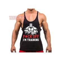 Tarzsokak Gym Tank Top Fitness Sporcu Atleti Gym114 Siyah