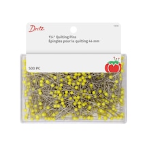 Kapitone Pins-boyut 28 500/paket, Sarı, 1-3/4-inç Çok Renkli