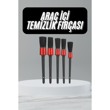 Hepsi 5 Adet Oto Detaylı Temizleyici Araç İçi Temizlik Fırça Seti Koltuk Döşeme Kapı Toz Alma Fırçası Najmad