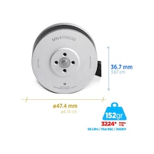 T-motor Mn4110 300kv Brushless Fırçasız Brushless Fırçasız Uav Motor Multikopter Multi-rotor Quadcopter Hexacopter Drone Motoru