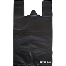 Siyah Atlet Poşet Büyük Boy Adetli