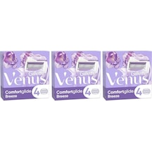 Gillette Venus Comfortglide Breeze 12 Li Yedek Başlık 4x3