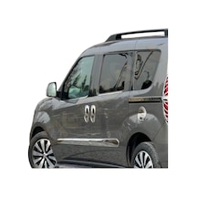 Fiat Doblo 2010-2022 4'lü Yan Krom Seti Yan Kapı-cam Çıtası-sürgü Çıtası-kapı Kol A+