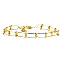 Tiffany 14 Ayar Taşsız Altın Bileklik 14VRBL24 Sarı Altın