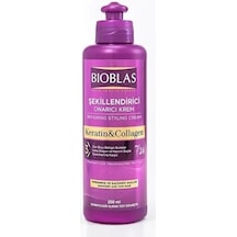 Keratin Kolajen Sıvı Saç Kremi 200 Ml - Onarıcı, Dolgunlaştırıcı, Kolay Tarama