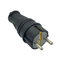 220v-240v Erkek Fiş Priz 1x16a Kauçuk Topraklı Ups
