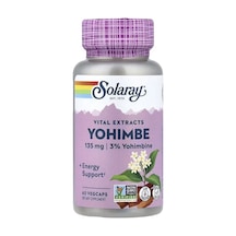 Vital Extracxts Yohimbe 135 Mg - 3% Yohimbe + Energy Support 60 Vegcaps
