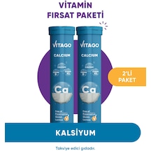 Vitago Kalsiyum D3.K2 Vitamini Içeren 20 Efervesan Tablet