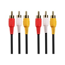 Sones Normal Kalite Ses Video Stereo Rca Av Kablosu, Uzunluk: 3m
