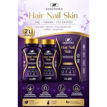 Hair Nail Skin 2'li Paket Saç Tırnak Cilt Kolajen Biotin Hyaluronik Asit 2x30 Kapsül