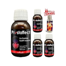 Prostaffect 50 Ml Şurup Erkeklerin Özel Durumlarına Çok Özel Içecek Form 4 Adet + Lustra Masaj Yağı