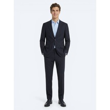 Kip Lacivert Modern Fit %100 Yün Takım Elbise