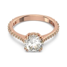 5638548 Swarovski Yüzük Constella:Rıng Rnd M Whıte/Ros 55