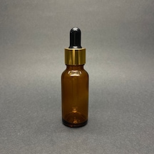 20ml Kahverengi Cam Damlalıklı 24 Adet, Gold Kapak Siyah Emzik, Ecza Şişesi, Damlalıklı Şişe, Propolis Şişesi, Damlatmalı Şişe, Saç Serum Şişesi, Ecza Şişesi