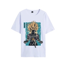 Noıssey Kırmızı Etiket Dragon Ball Z Erkek Model71 T-shirt 09950 Beyaz