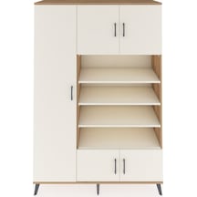 Hyperion Dolap 10 Raflı 5 Kapaklı 132x44x195 Çam-aytaşı/aytaşı Çam