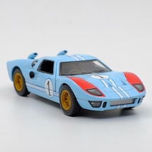 Soulader Kinsmart 1/32 Ölçekli 1966 Ford Gt40 Mkıı Alaşım Model Araç - Çek-bırak Fonksiyonlu Retro Spor Araba - Koleksiyon Ve Oyuncak Hediyelik