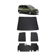 Peugeot Rifter 2026 Model İle Uyumlu 5d Premium Elstra Havuzlu Paspas Ve Bagaj Havuzu Set