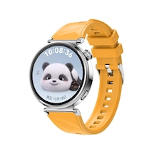 Huawei Watch Gt5 41mm Uyumlu Mkst Krd-129 Silikon Kordon Strap Kayış-sarı
