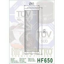 Hiflo Hf650 Ktm 1050 1190 1290 Adv Yağ Filtresi